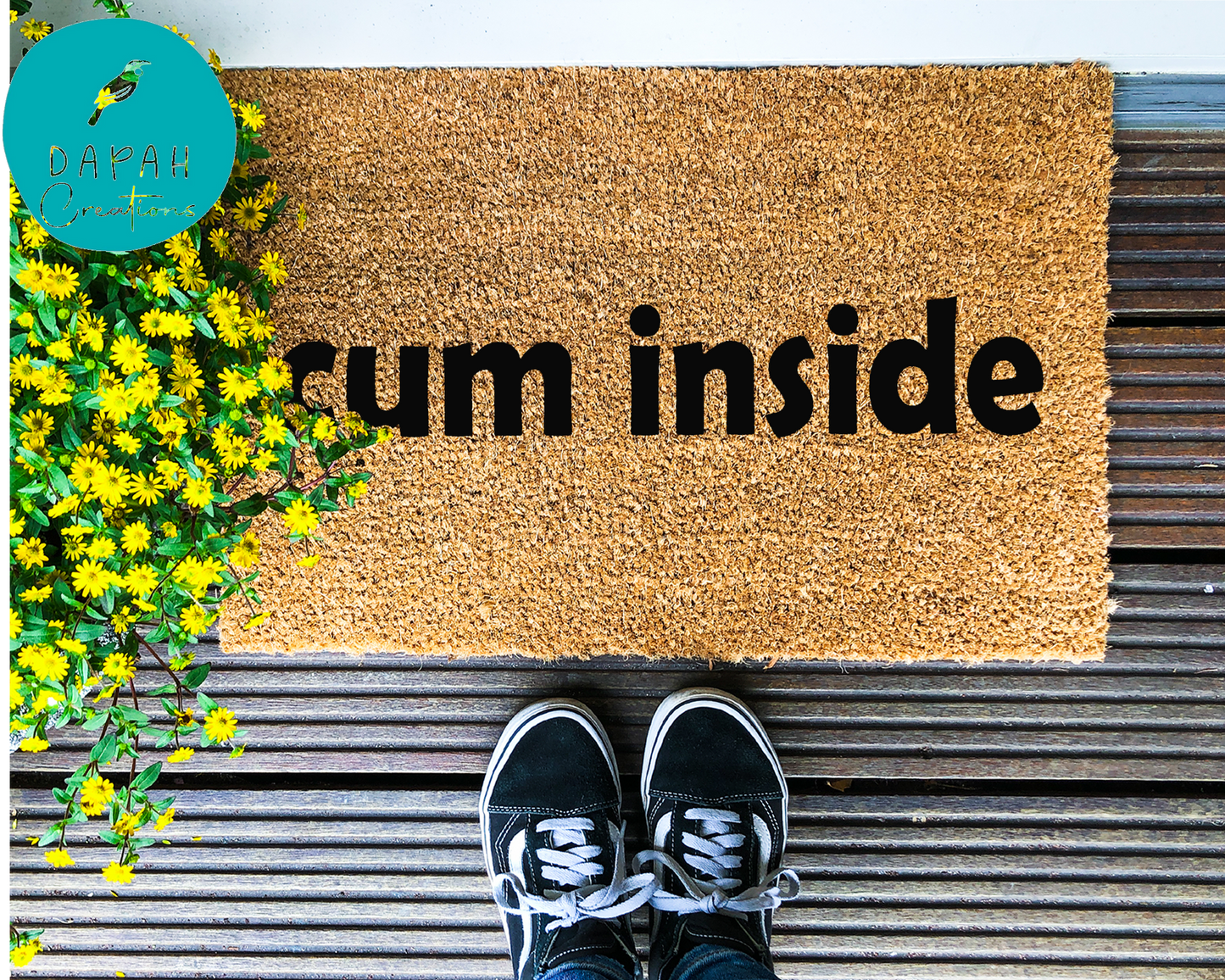 Cum inside - Coir Doormat