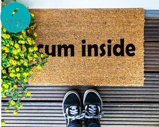 Cum inside - Coir Doormat