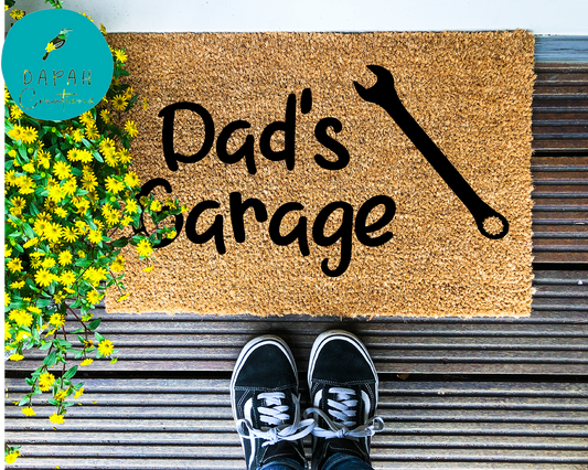 Dad's Garage - Coir Doormat