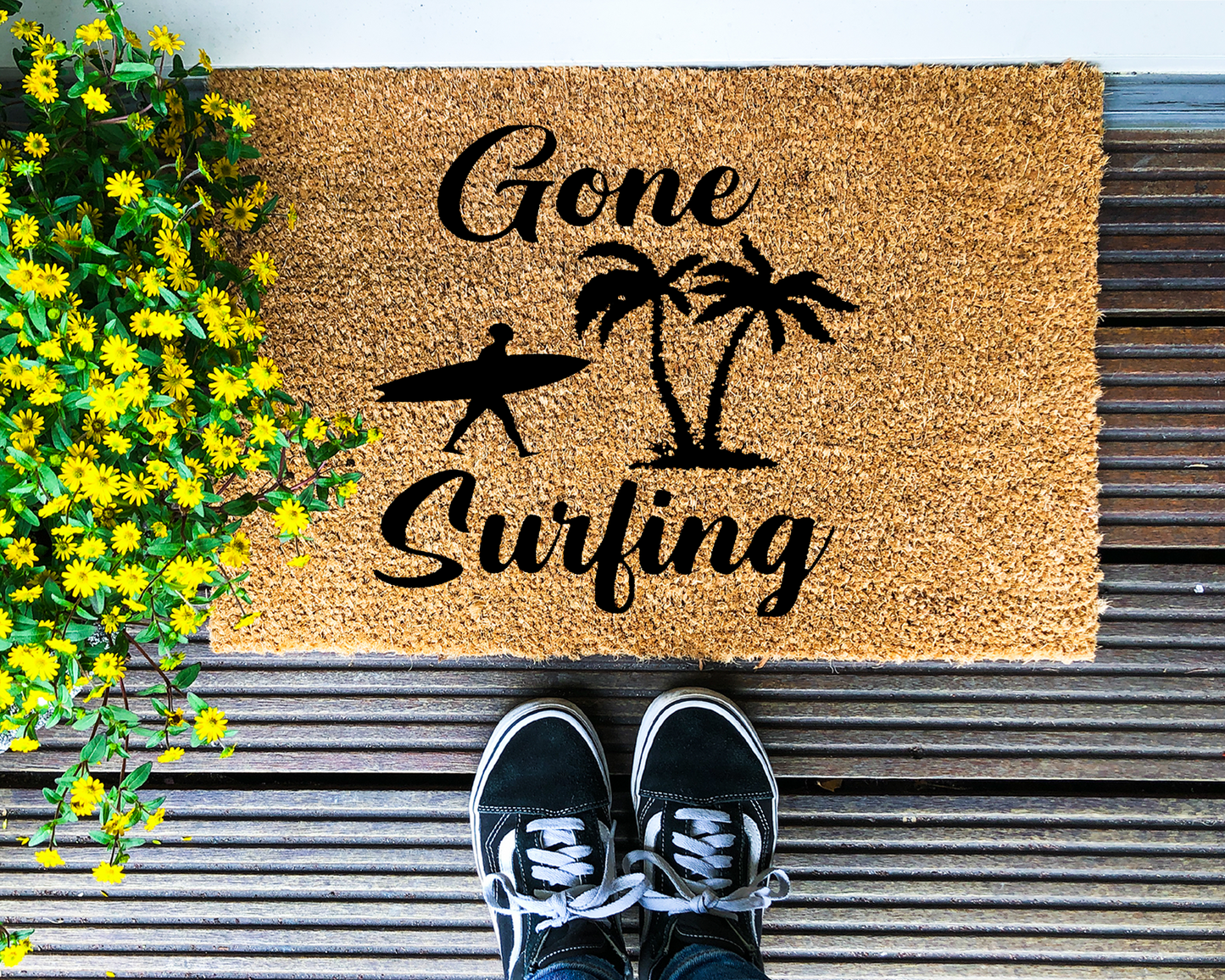 Gone Surfing - Coir Doormat