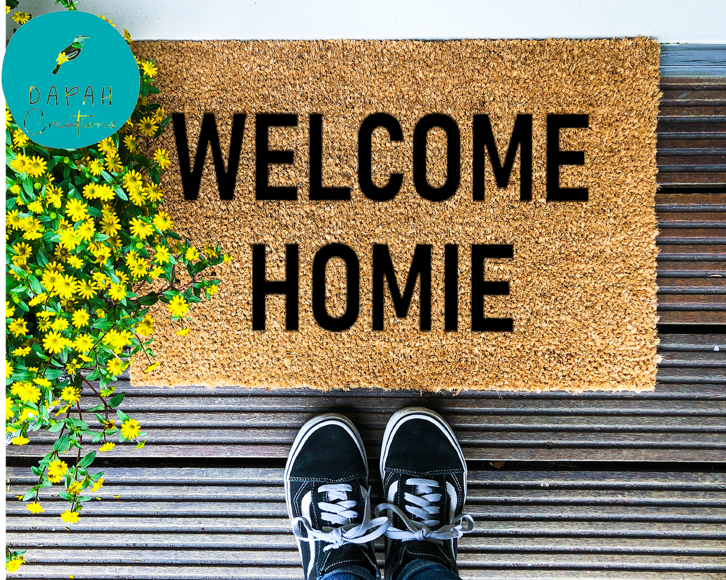 Welcome Homie - Coir Doormat