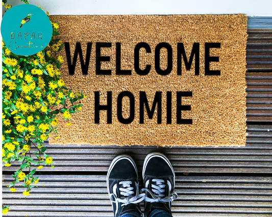 Welcome Homie - Coir Doormat