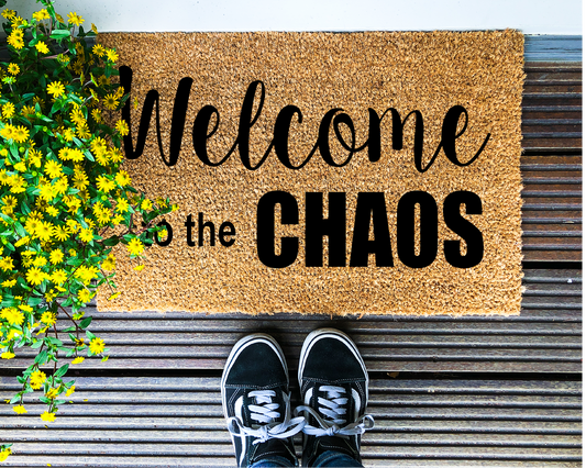 Welcome to the Chaos - Coir Doormat