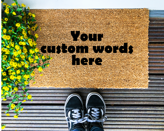 Design Your Own Doormat