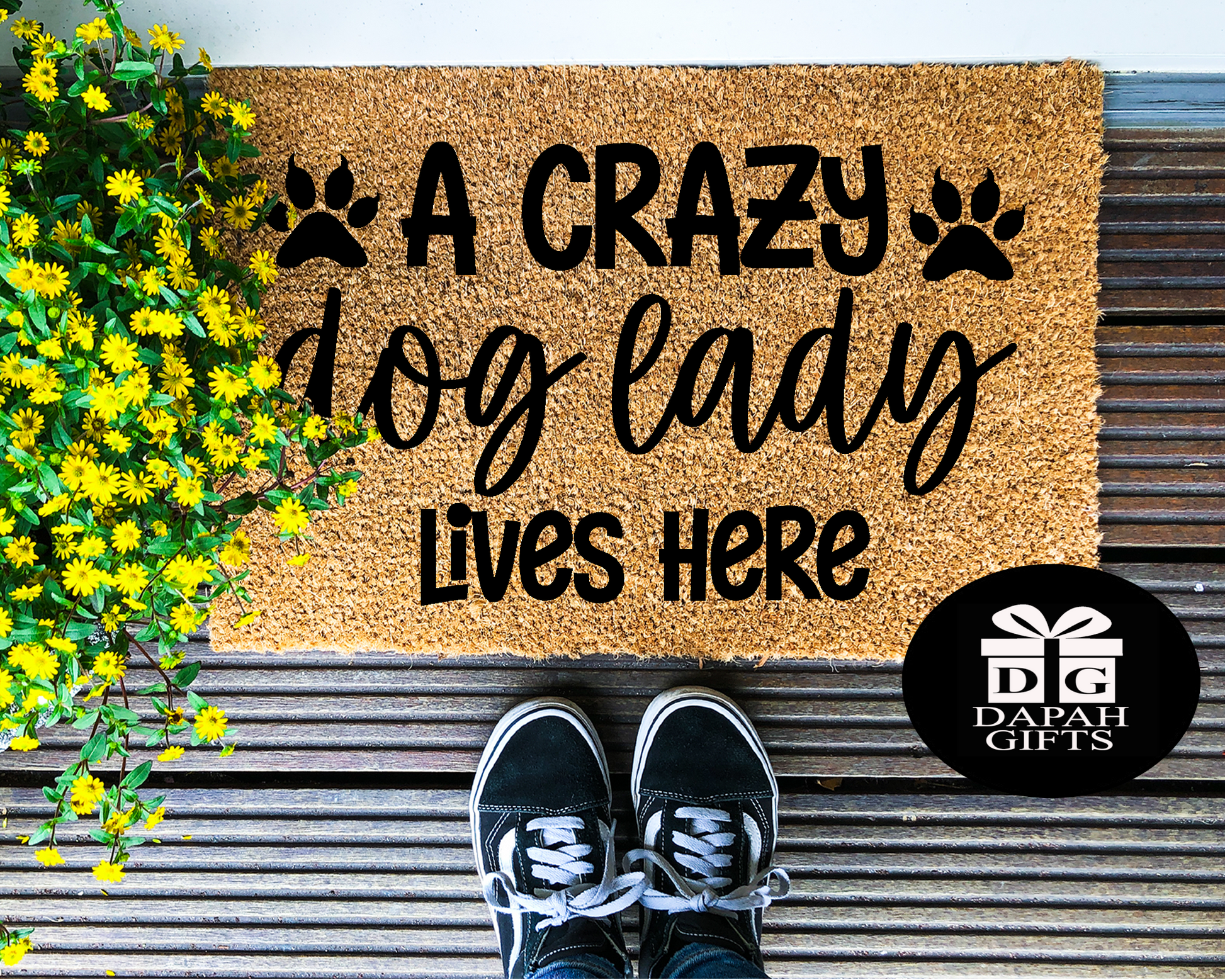 Coir-doormat-A-Crazy-Dog-Lady-Lives-Here-funny-doormat