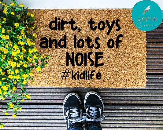 Dirt, toys and lots of noise #kidlife - Coir Doormat