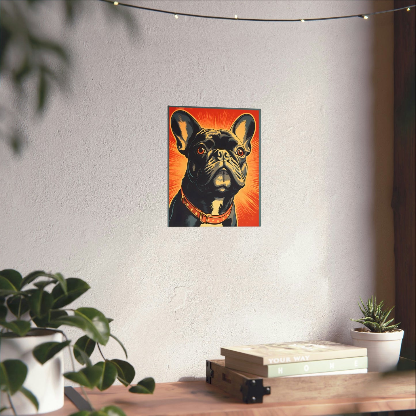 French Bulldog Metal Art