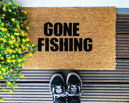 Gone fishing - Coir Doormat