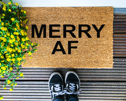 Merry AF - Coir Doormat