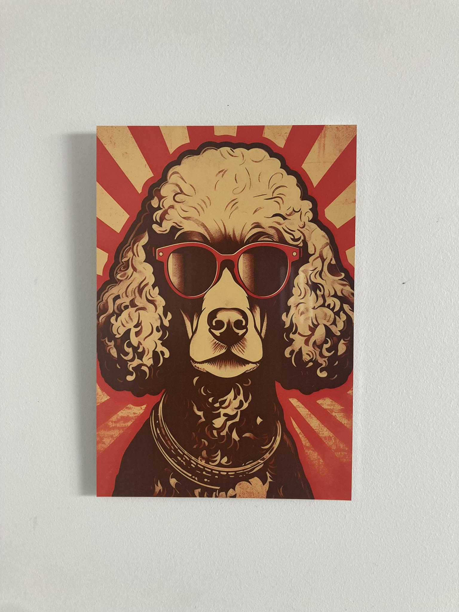 Poodle Metal Art - Art