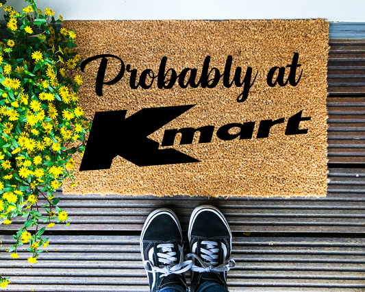 Probably at Kmart - Coir Doormat