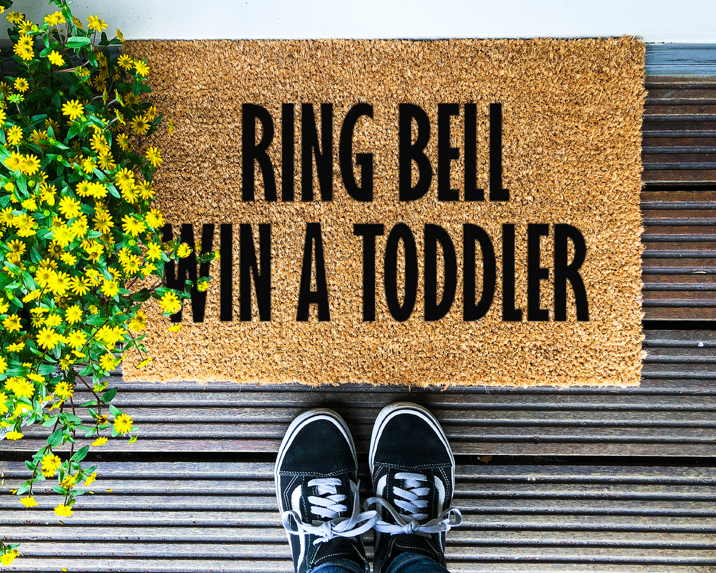 Ring Bell Win a Toddler - Coir Doormat