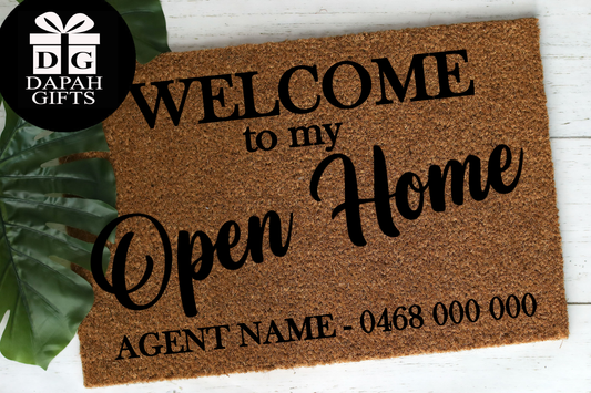 Welcome to my Open Home - [CUSTOM NAME] [ CUSTOM NUMBER]