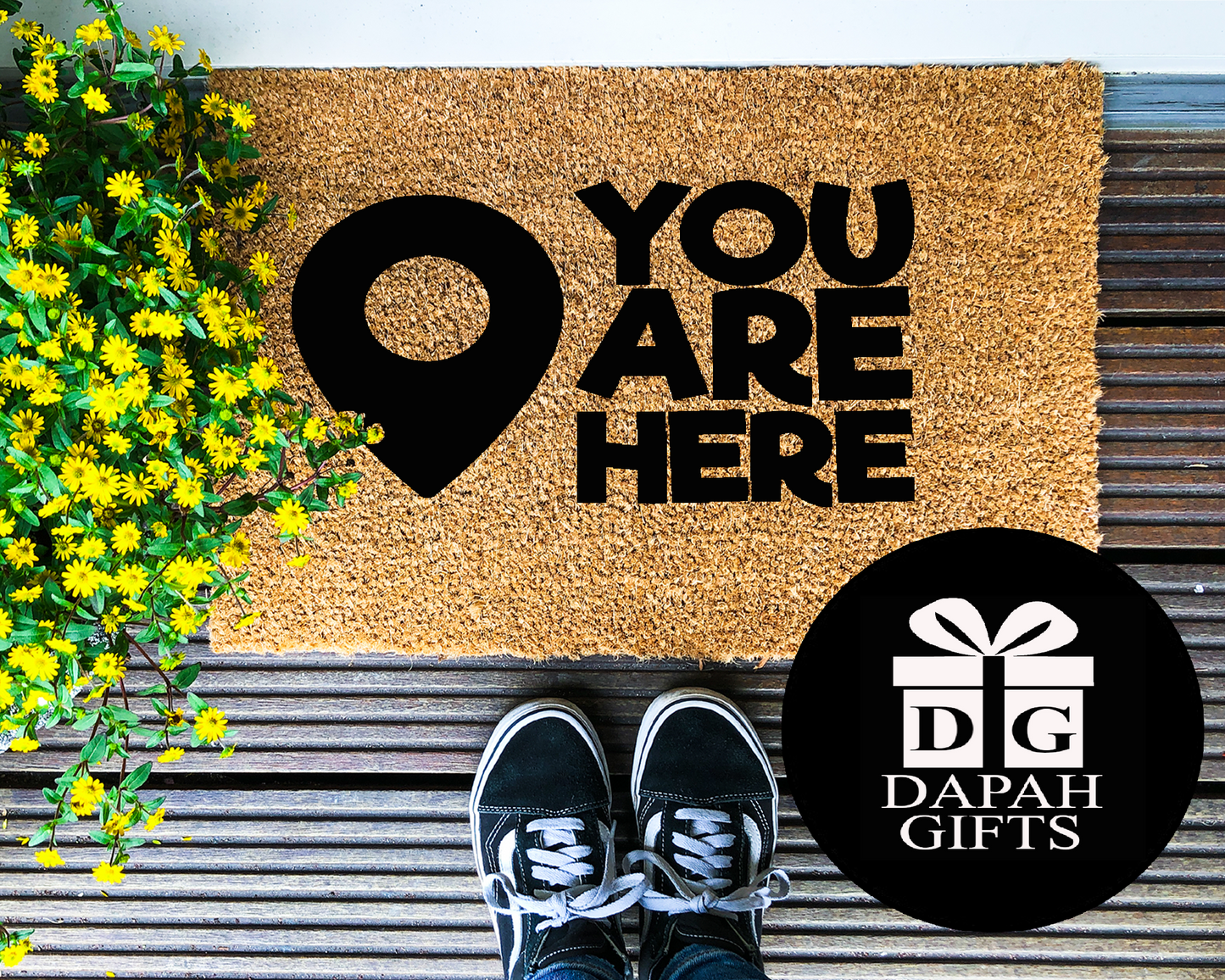 You are Here - Coir Doormat - DAPAH Gifts